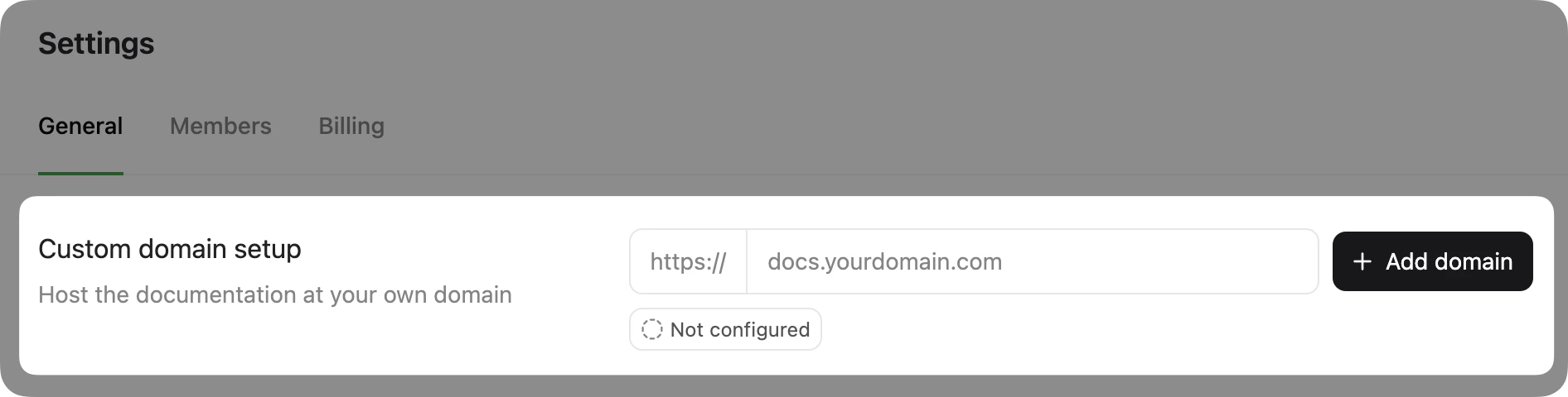 Custom Domain