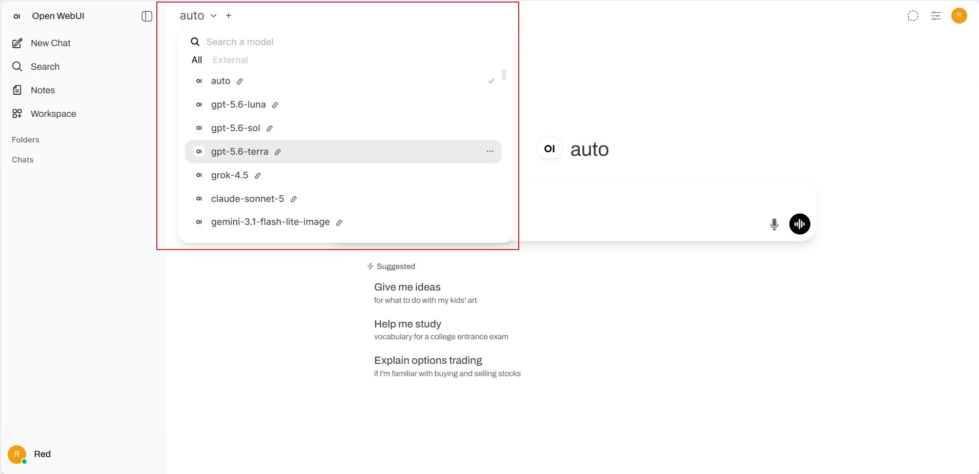 Select an AIHubMix model
