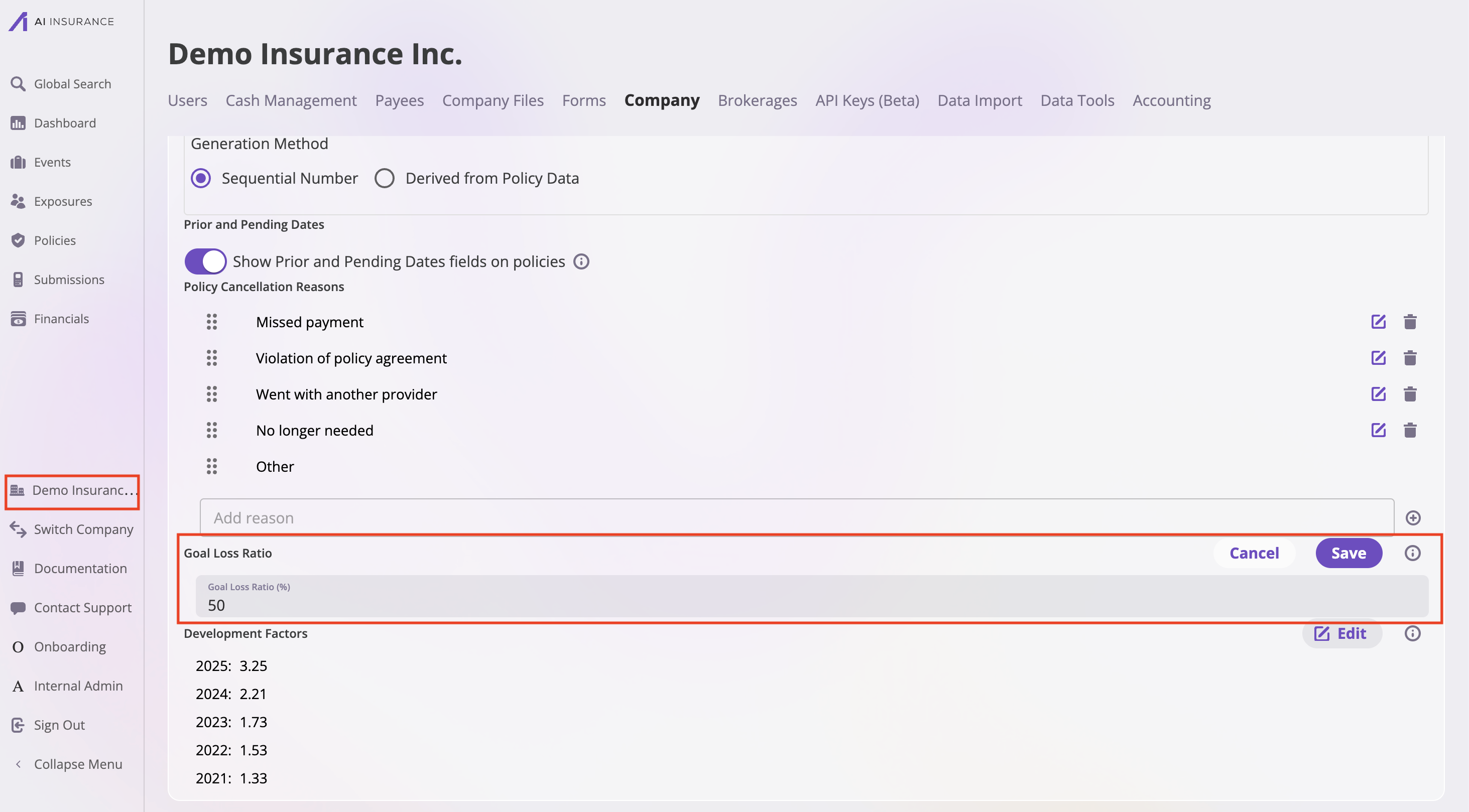Underwriting Workbench