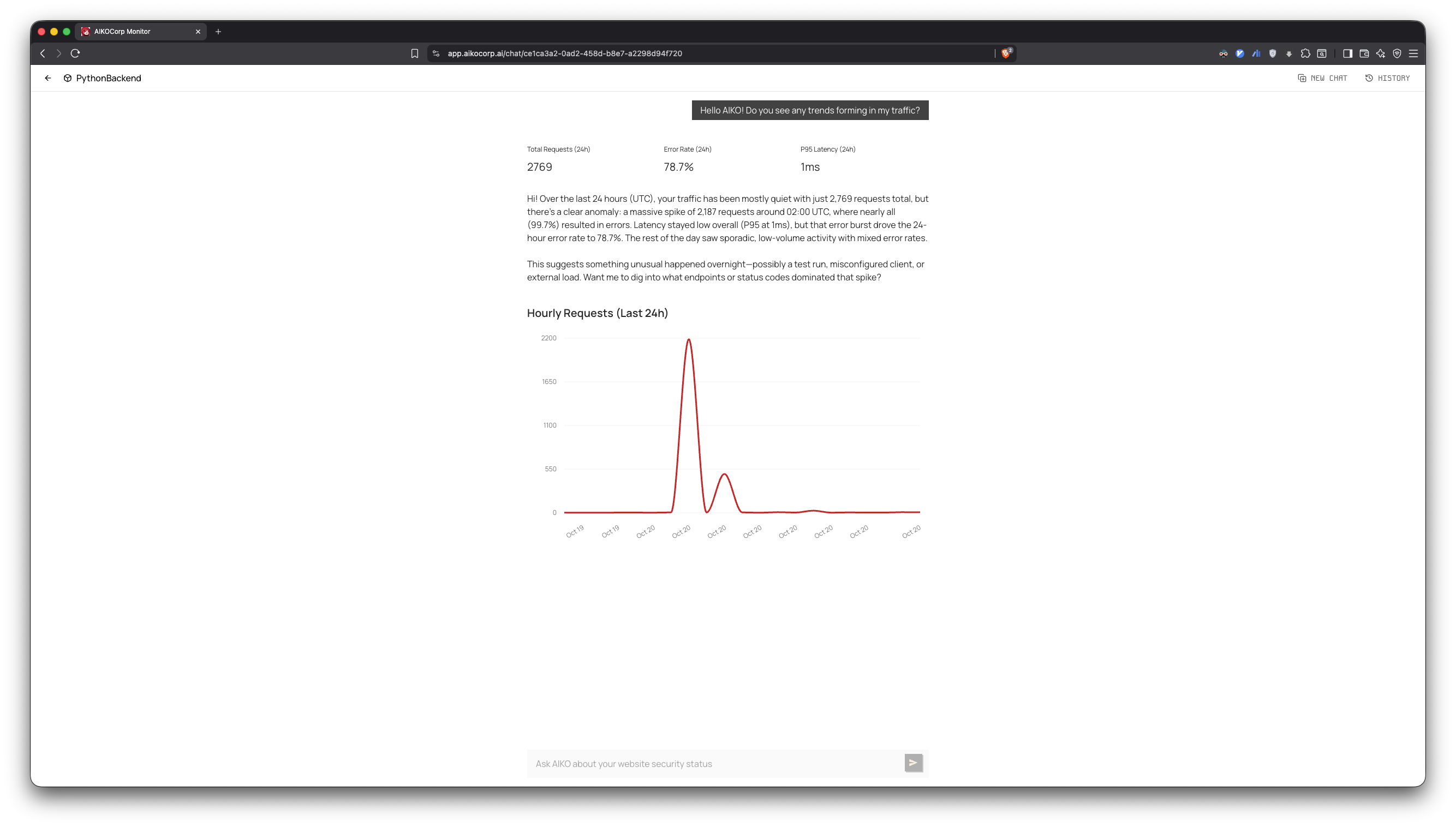 Custom graph generation example