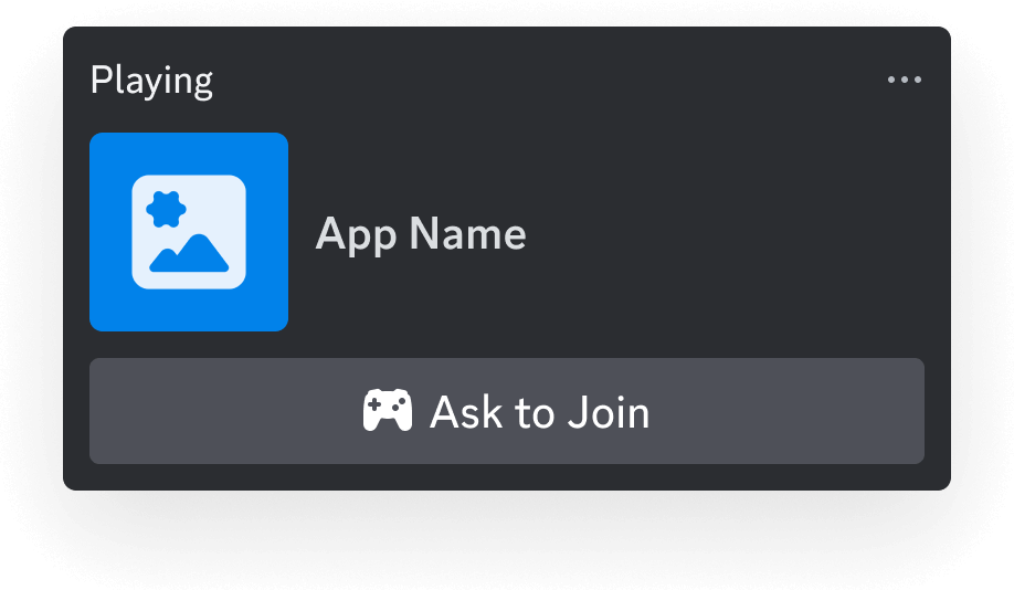 Example of default Rich Presence data for an Activity
