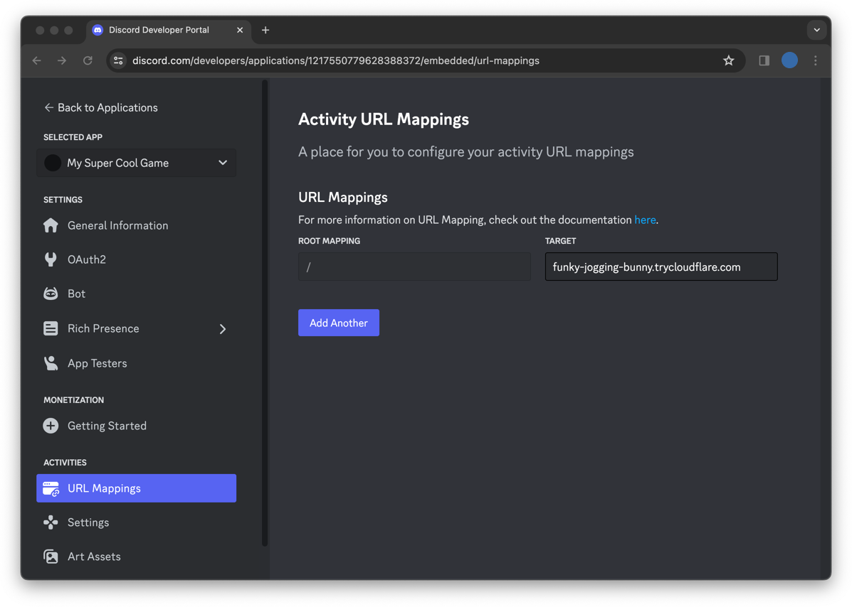 Configuring your URL Mapping