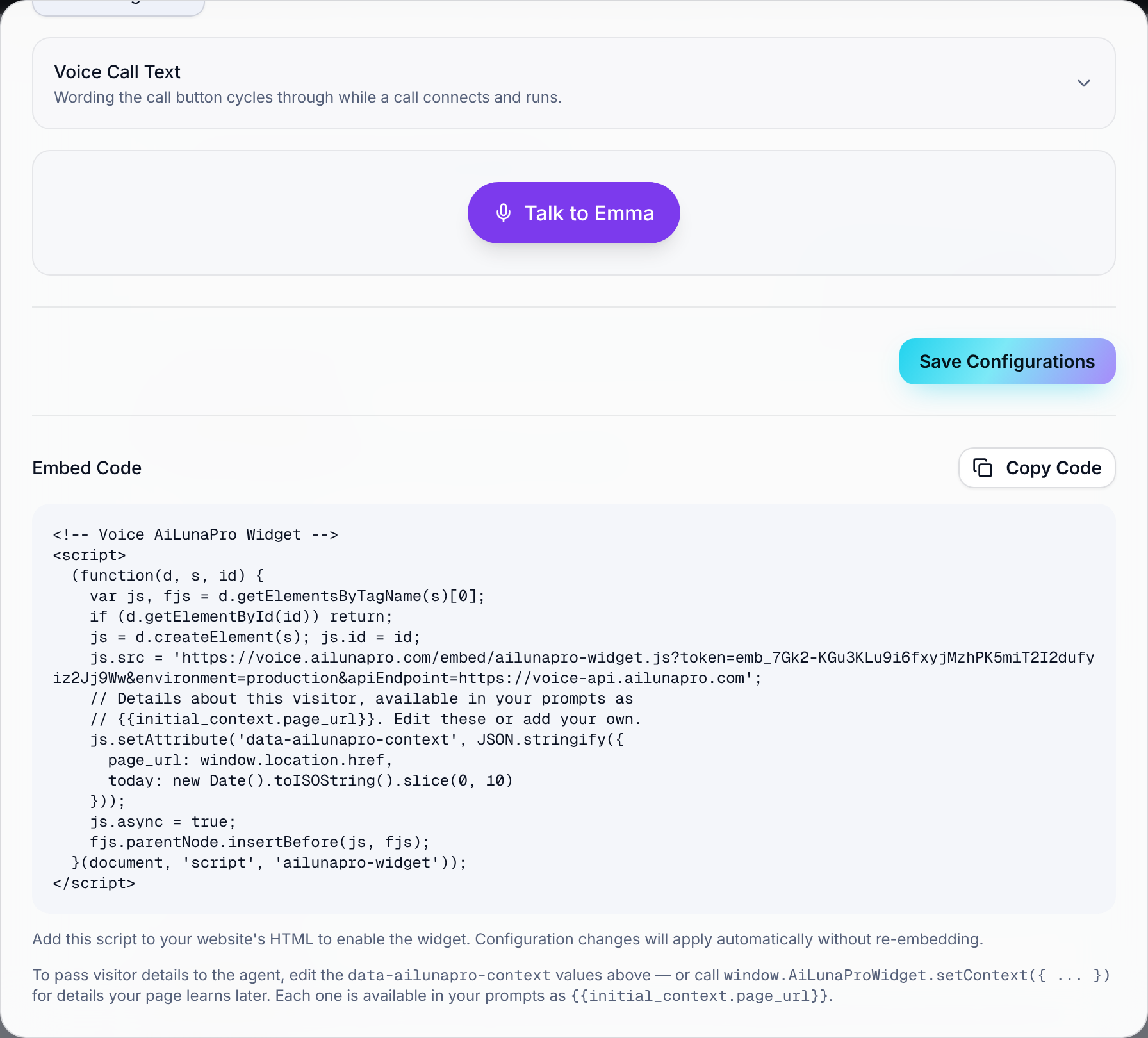 Copy deployment code