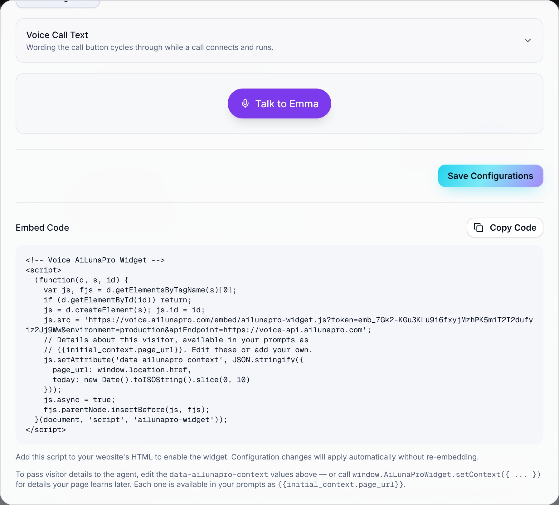 Copy deployment code