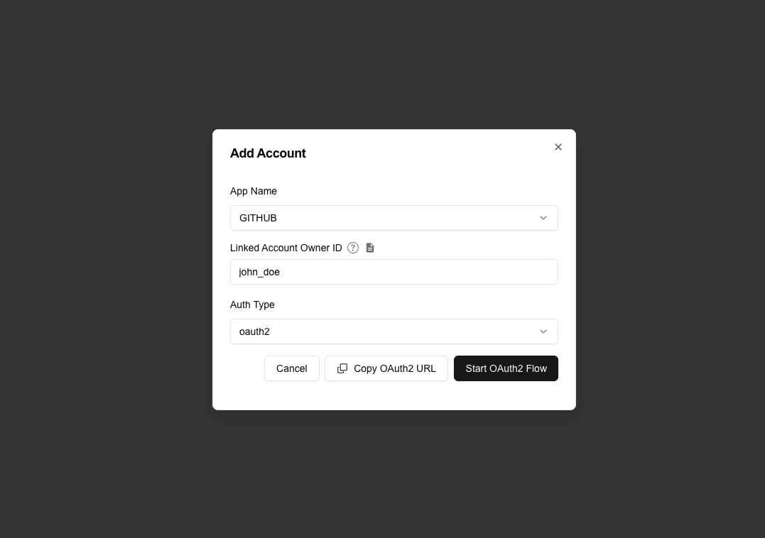 Linked Account OAuth2 Illustration