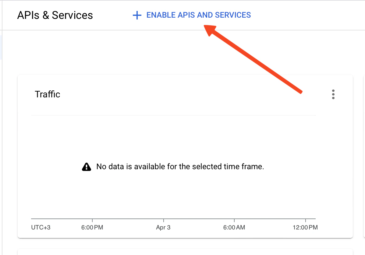 Enable Google Cloud APIs