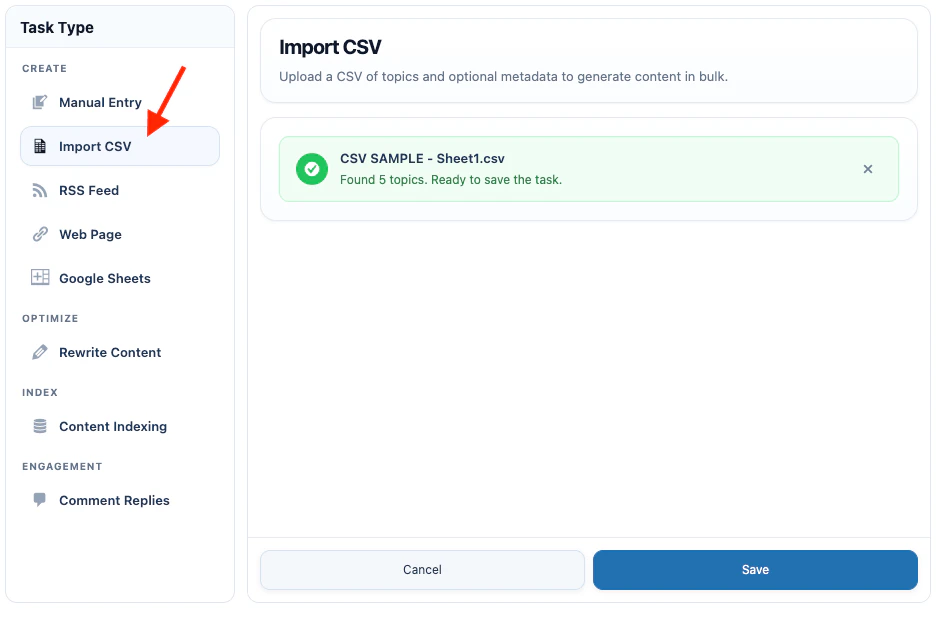CSV