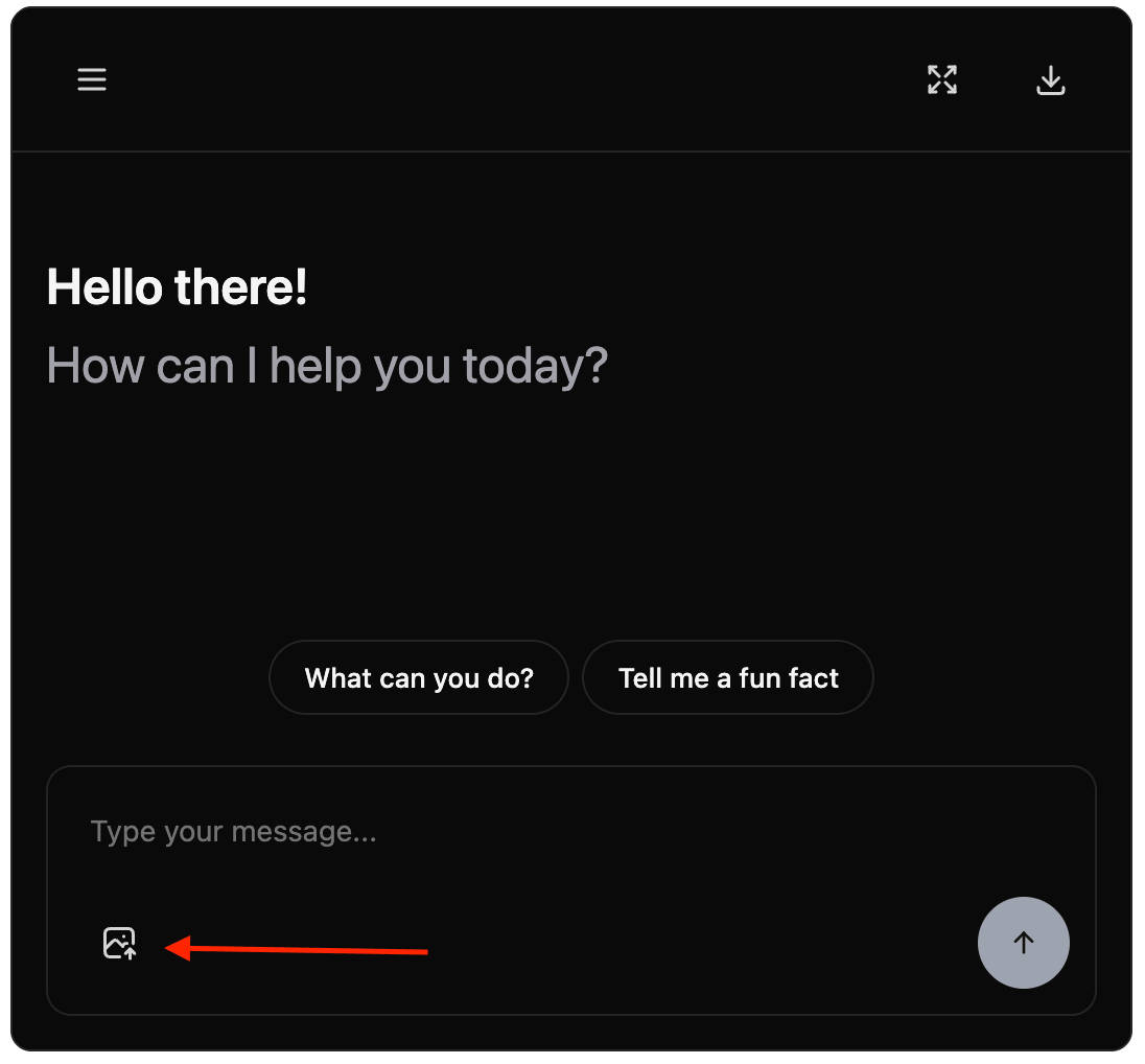 Chatbot Image Analysis Demo