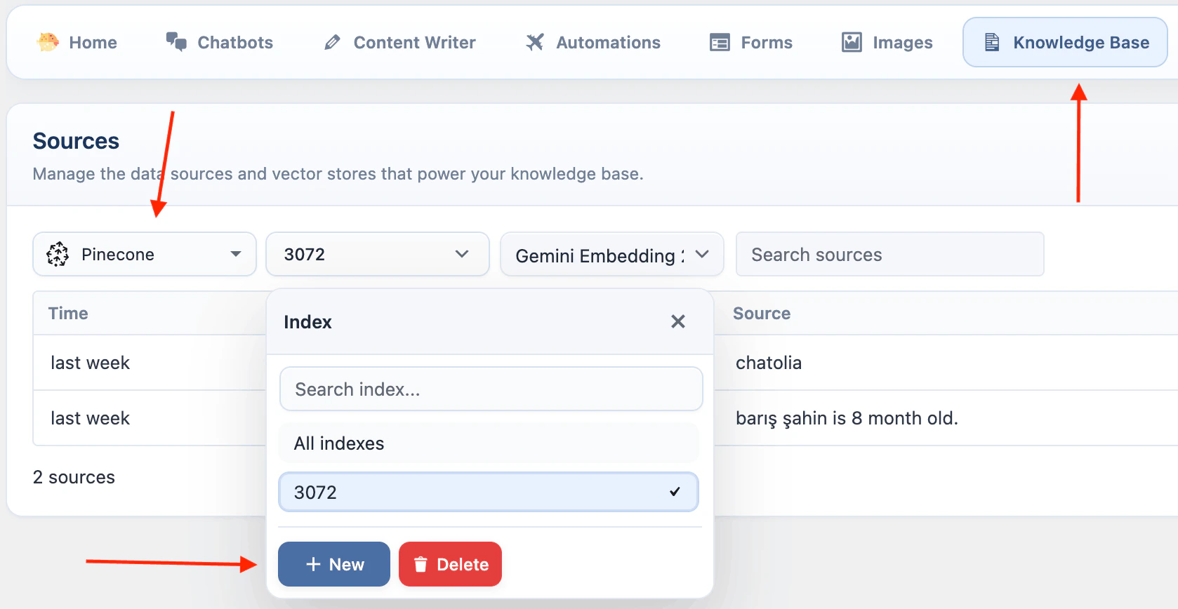 Pinecone Create Index