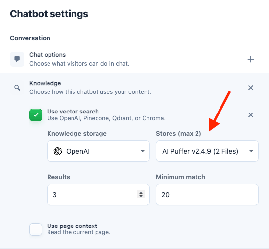 Chatbot Vector OpenAI