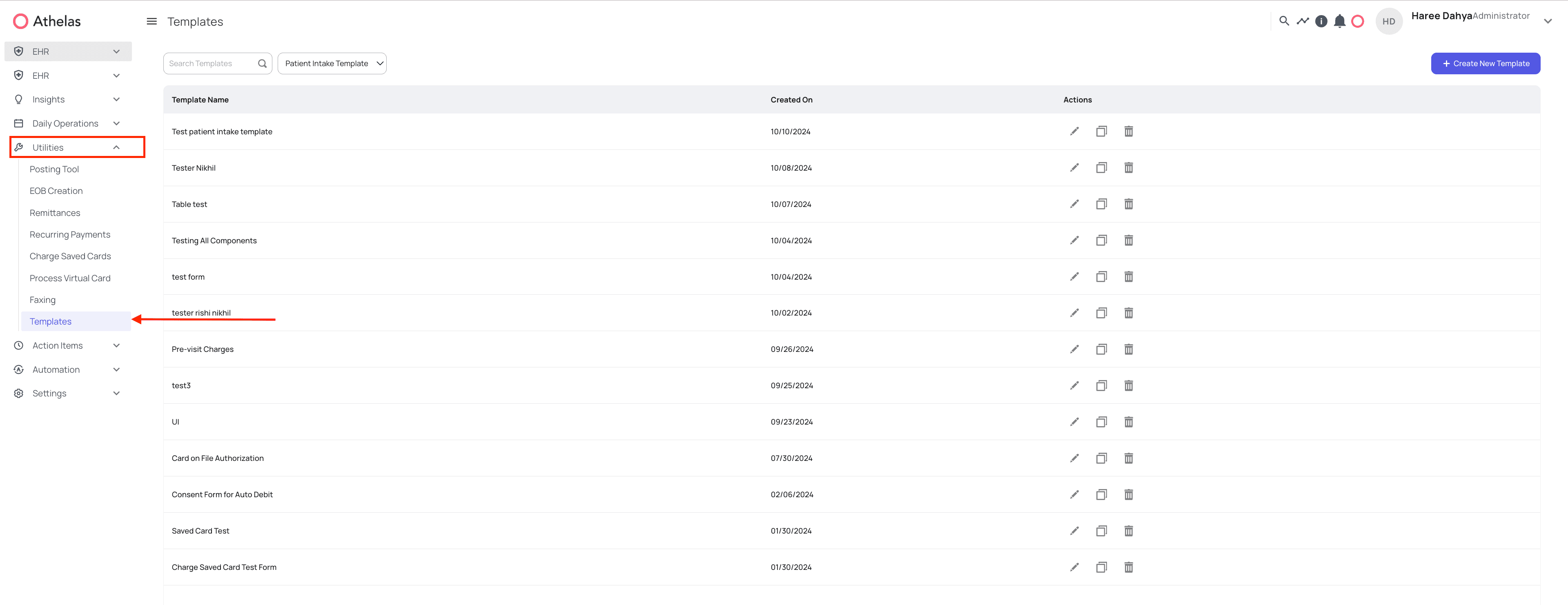Set up Custom Chart Note Templates - Athelas