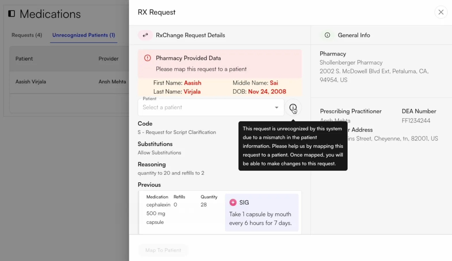 Rx Link Pharma Request Web