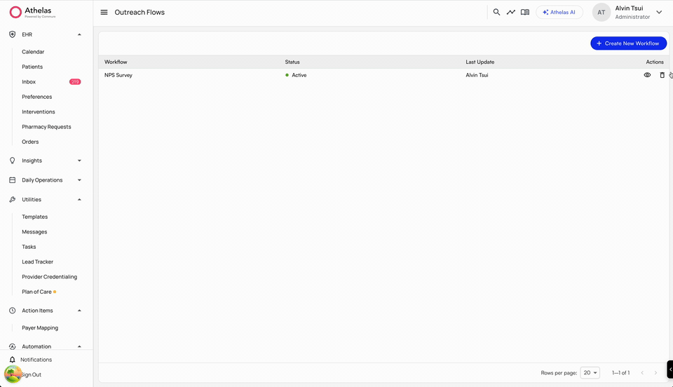 NPS suggested template