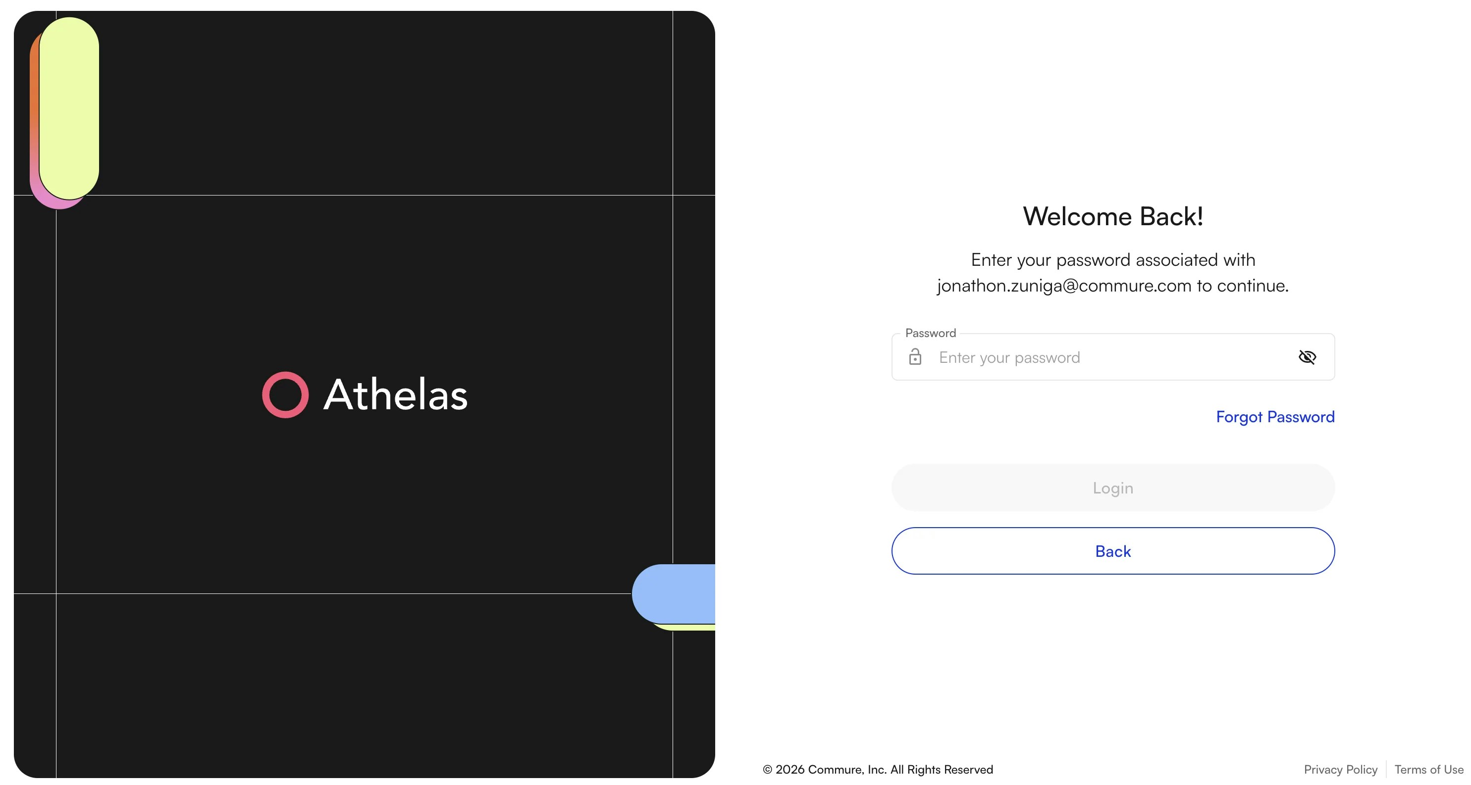 Patient portal sign-in landing page