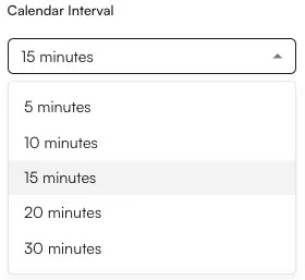 Cal Intervals Web Cal Intervals Web