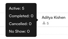 Hover Appt Status Web Hover Appt Status Web