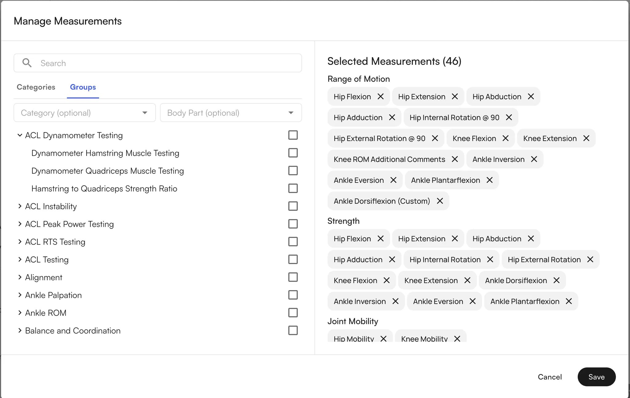 Measurement Groups Web Measurement Groups Web