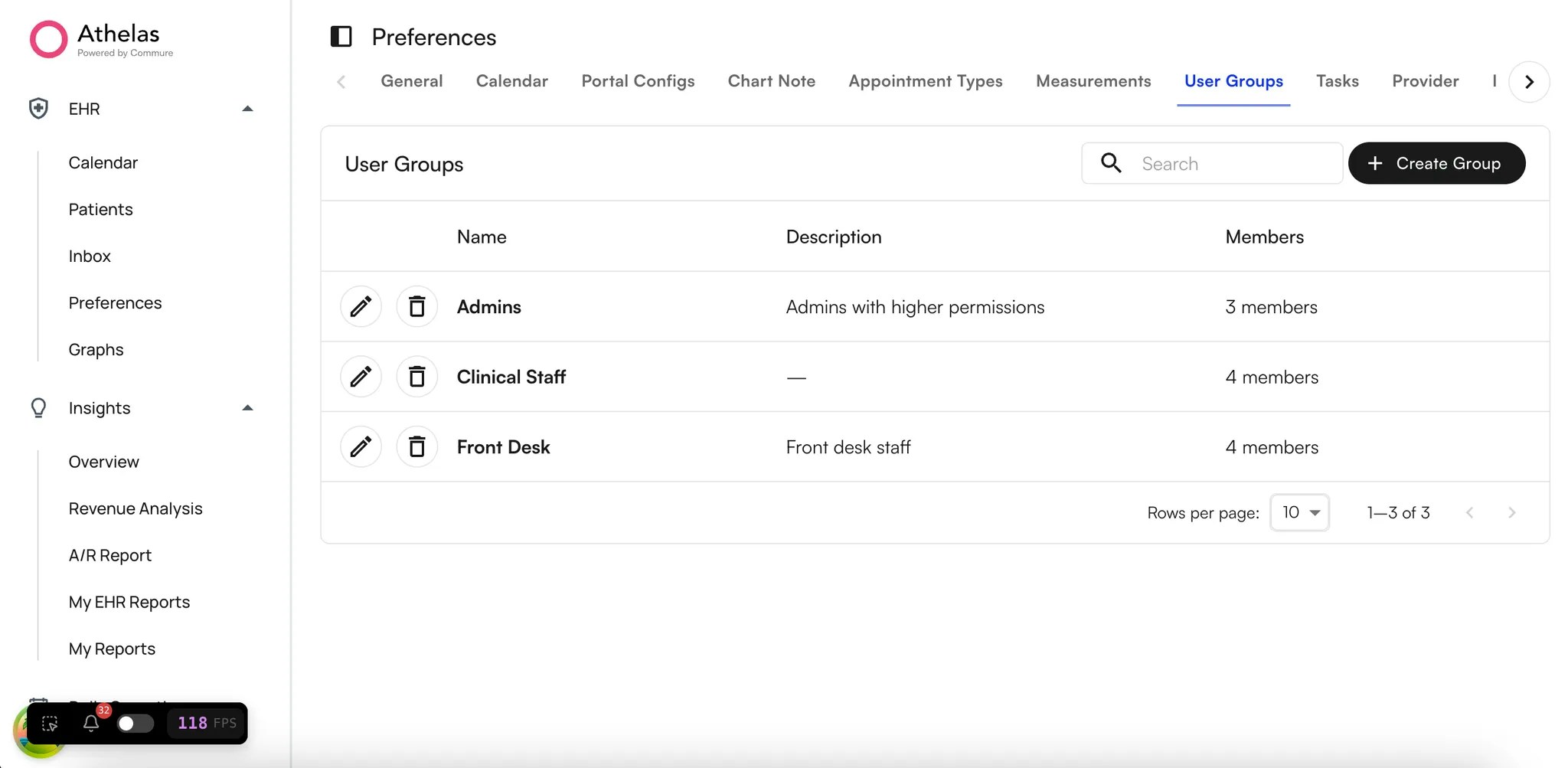 User Groups Pref Web