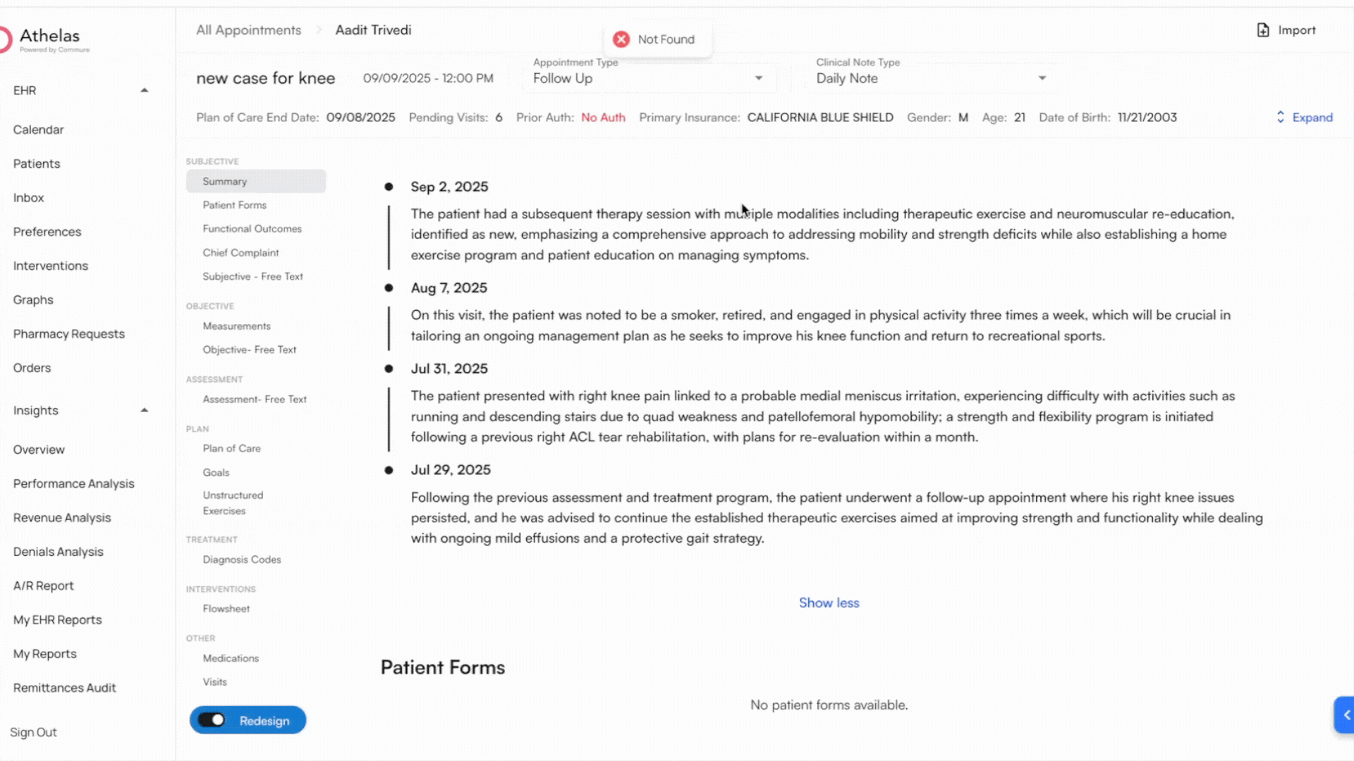 20 View Chart Note Gi