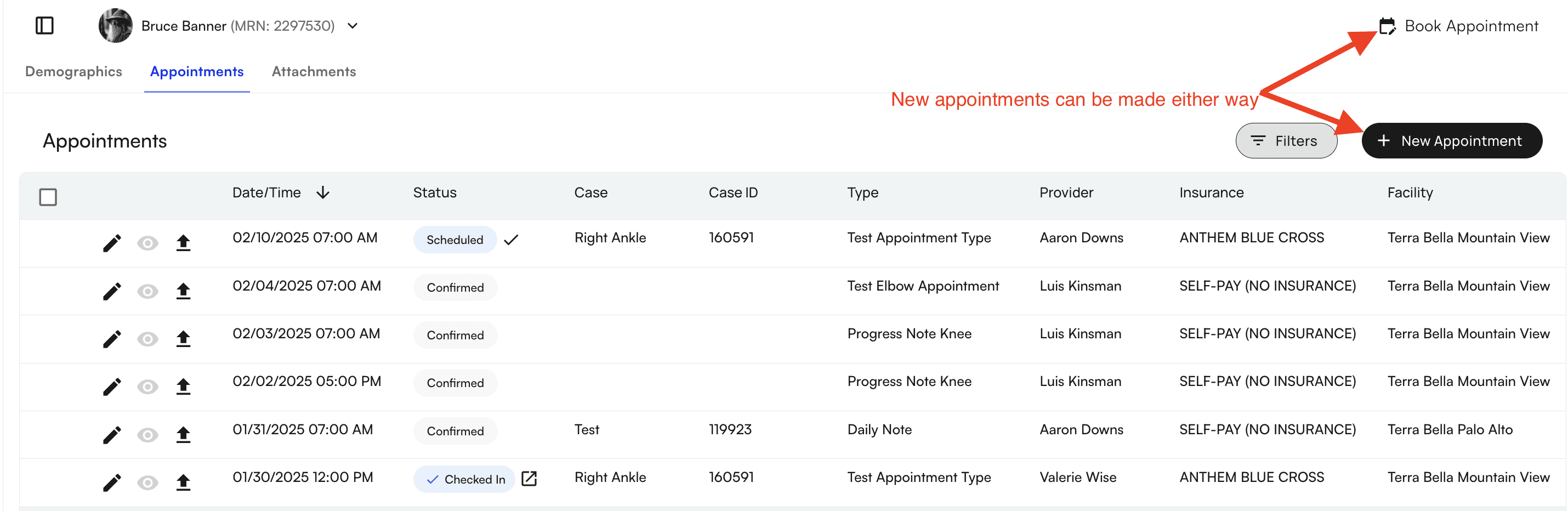 View Patient's Appointments - Athelas