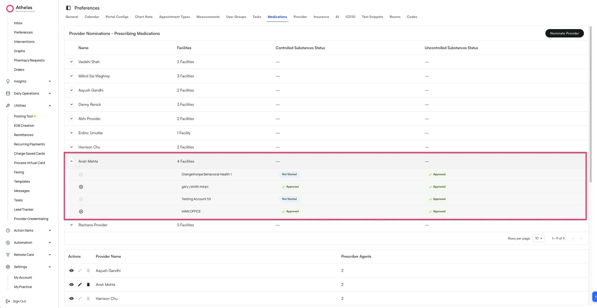Nominate Provider Web