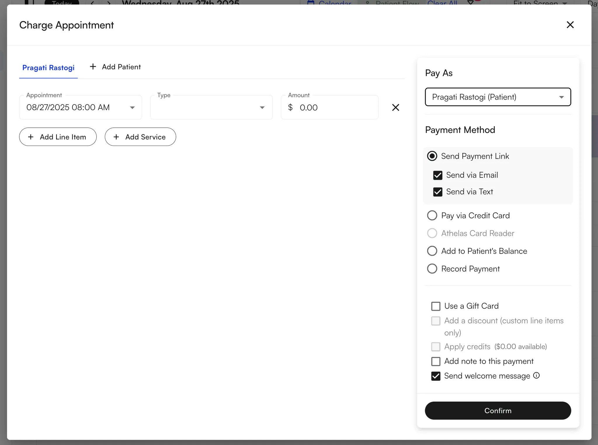 Charge Appt Web Charge Appt Web