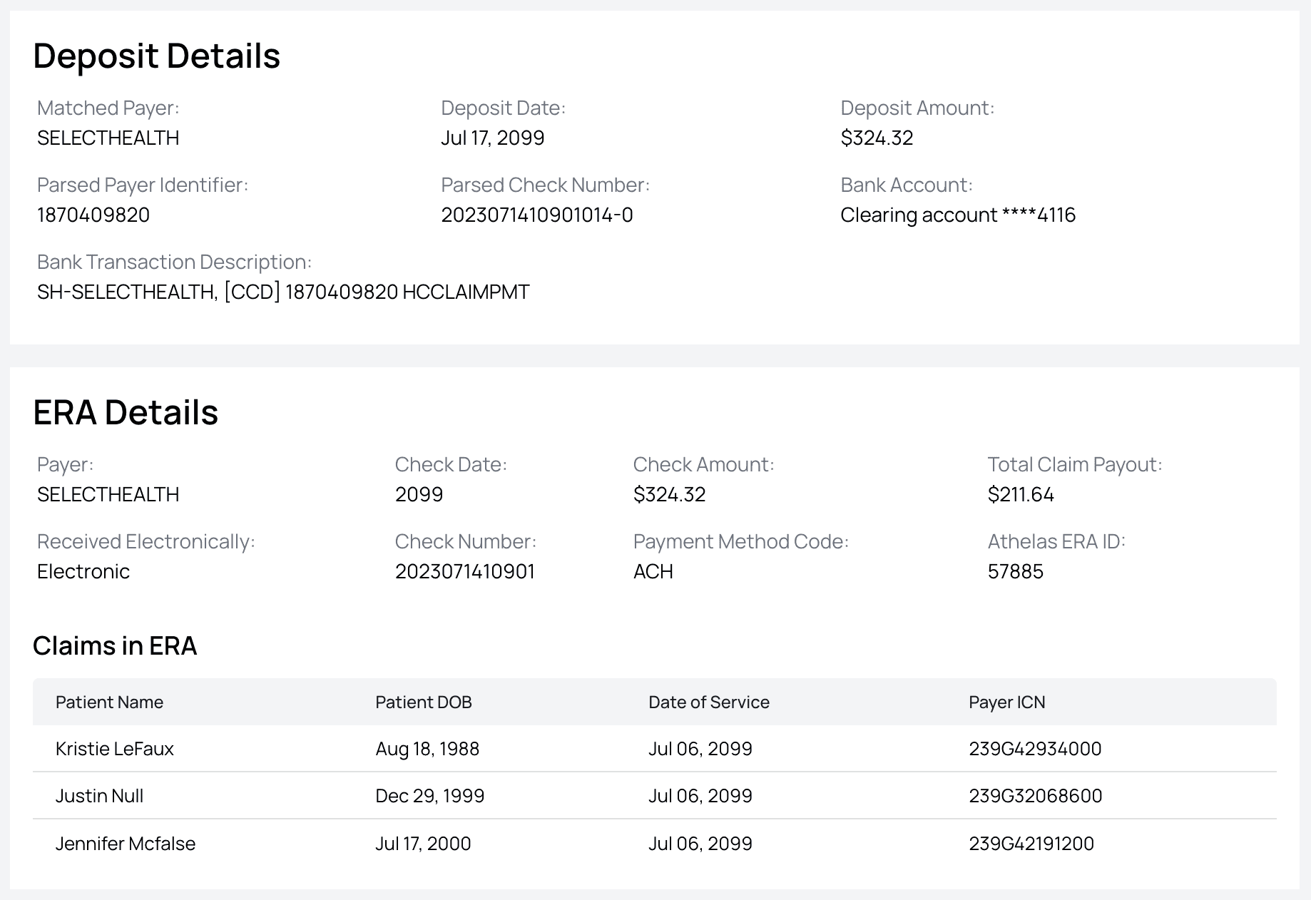 Bank Deposit Verification - Athelas