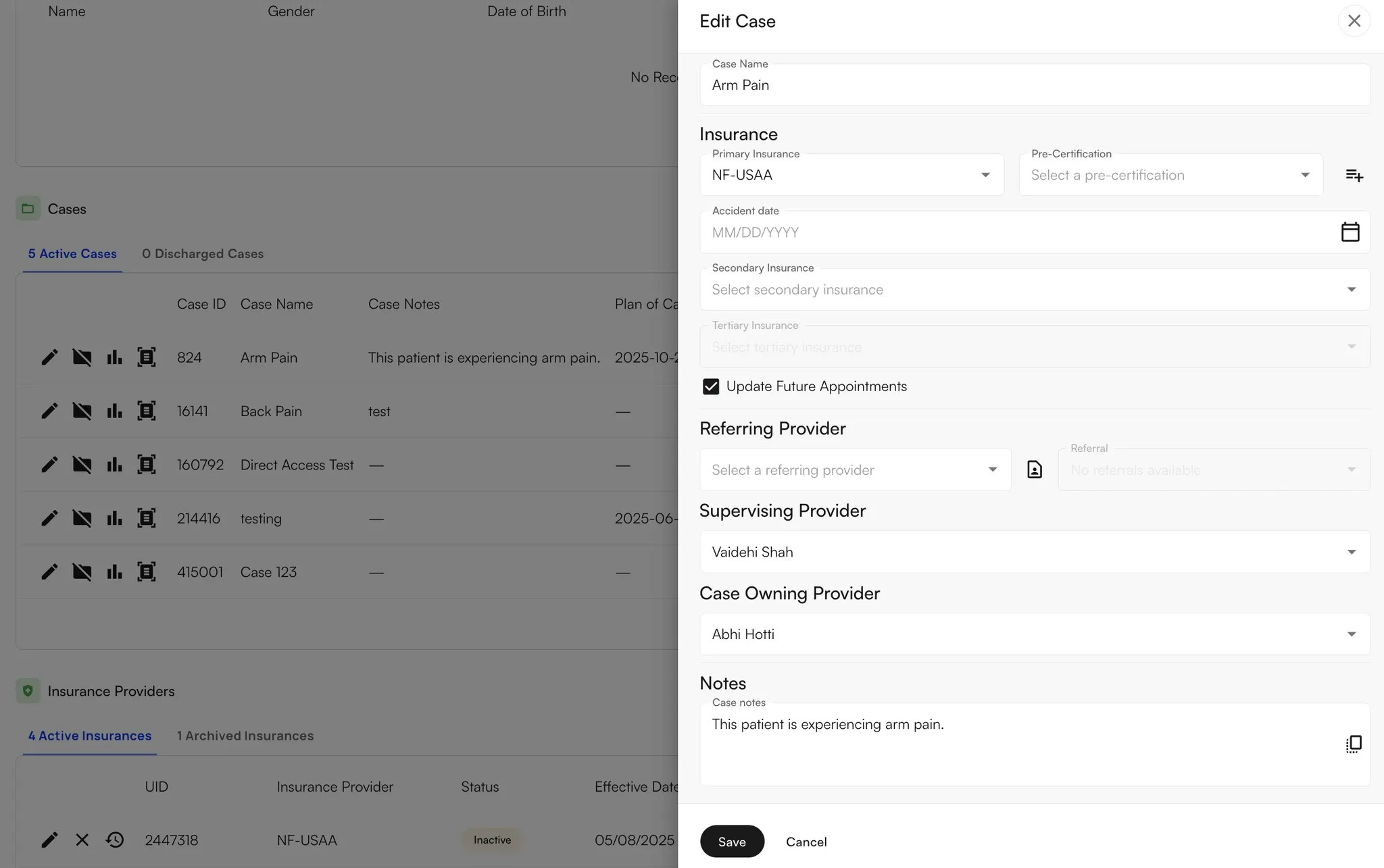 Update Case Owner Prov Web