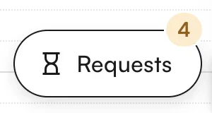 Request in Requests tab