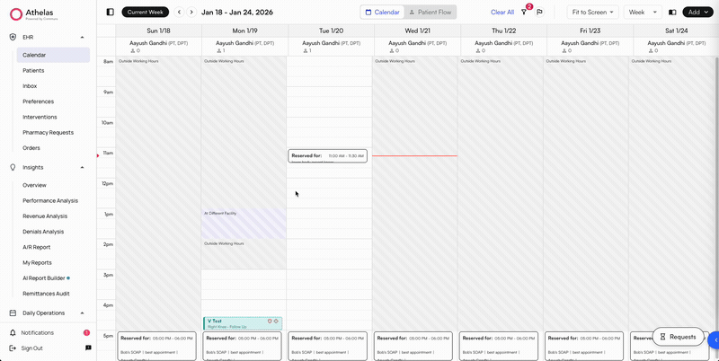 Tasks in Notifications Center