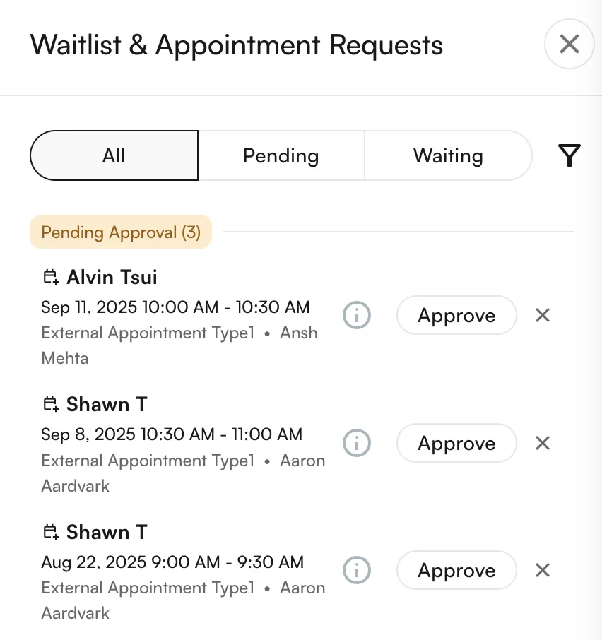 Accepted offer converted to appointment