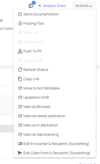 Denials Worklist overview