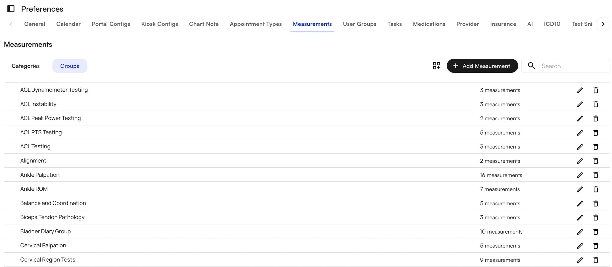 Measurement Groups2 Web