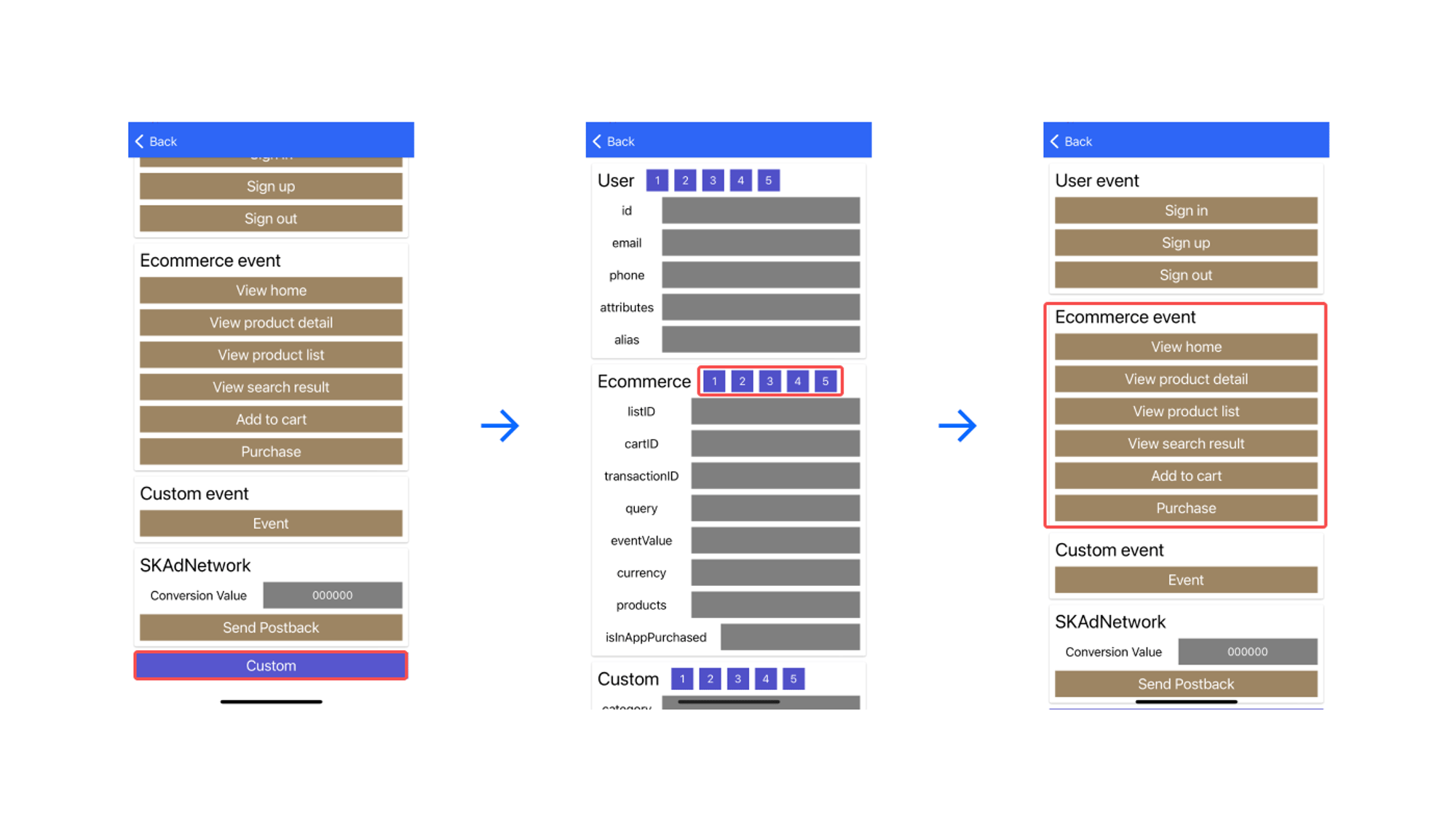 ko-postback-test-ios-send-ecommerce-events