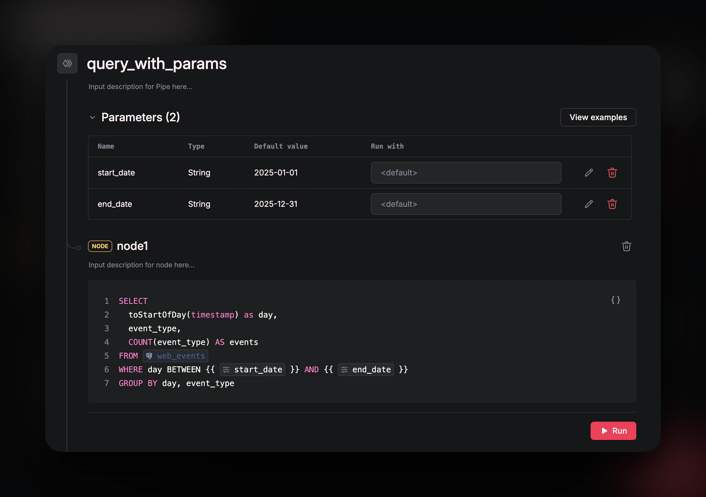 parameter three dots