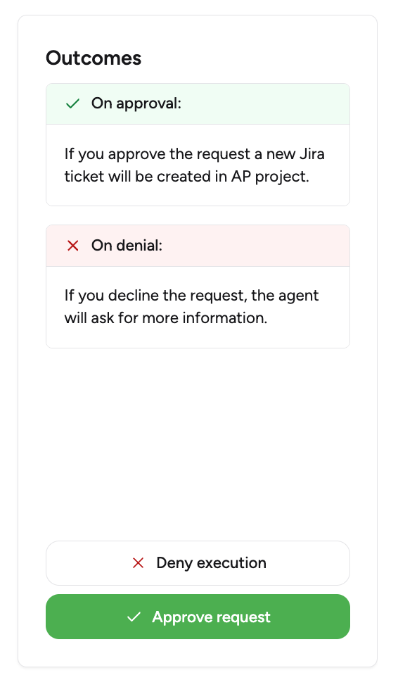 Approval Request View