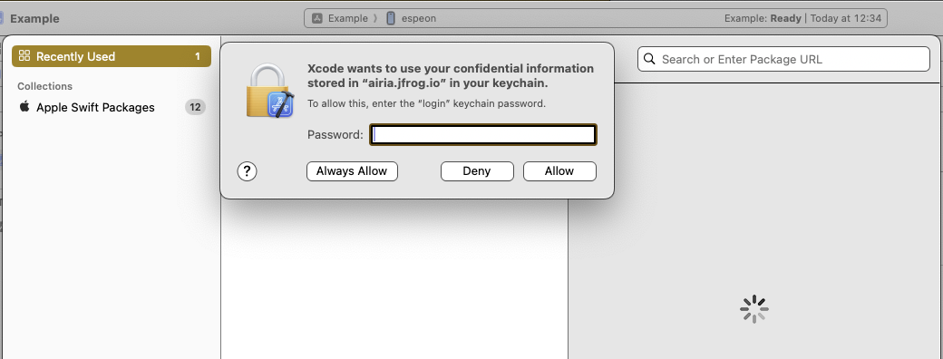 Xcode Keychain Access Prompt