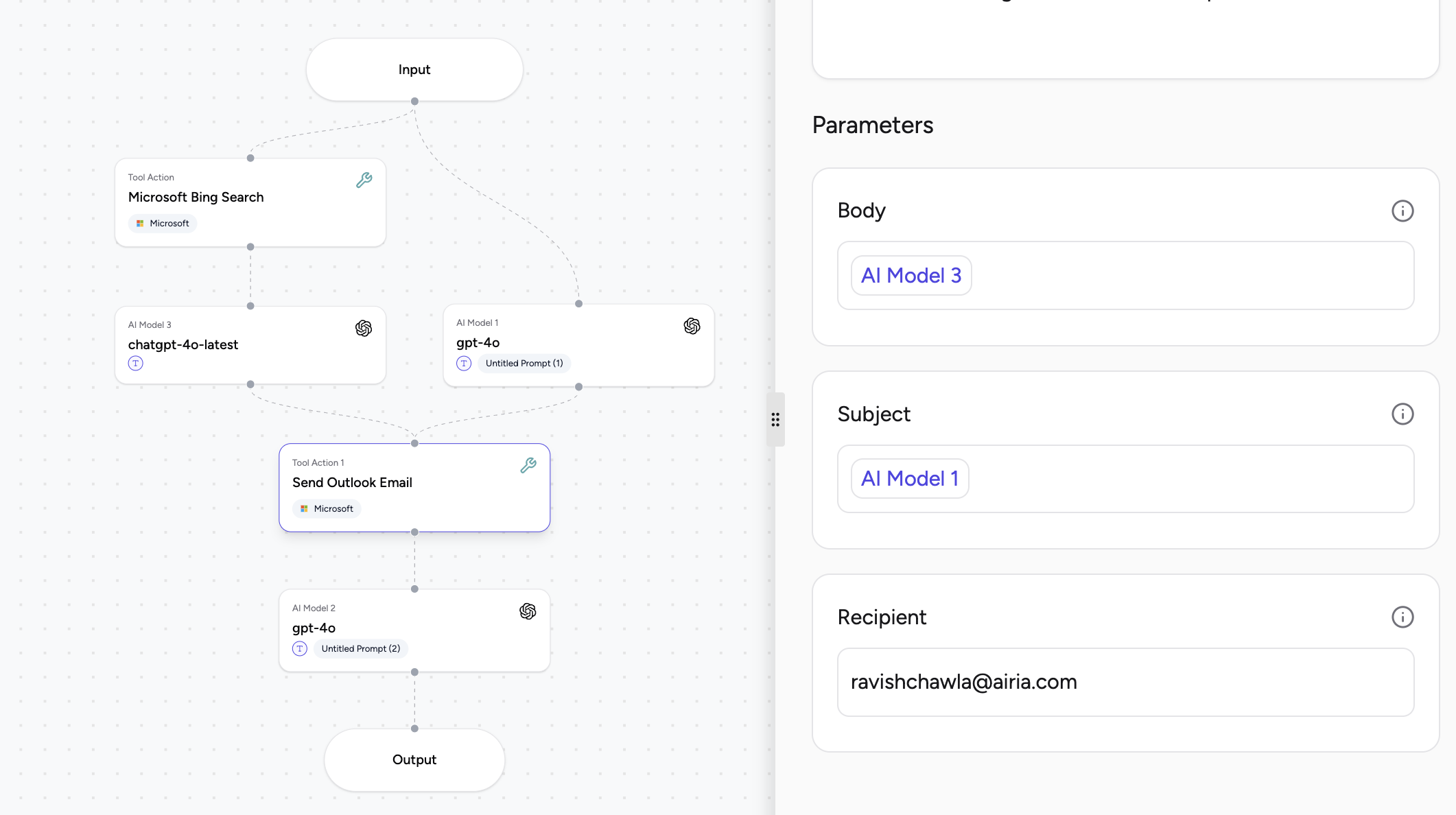 Action Multi-Step Flow