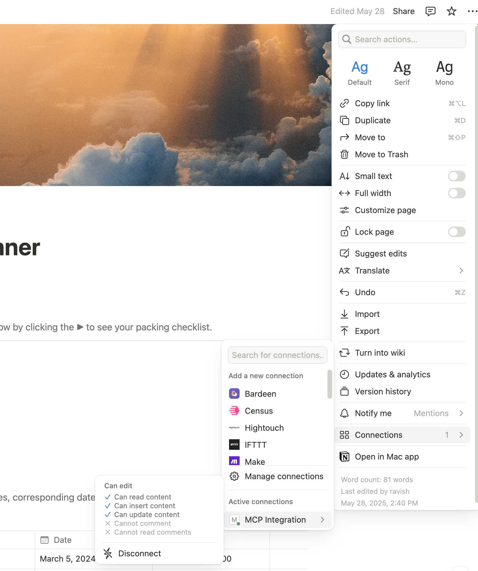 Notion Page Access Grant
