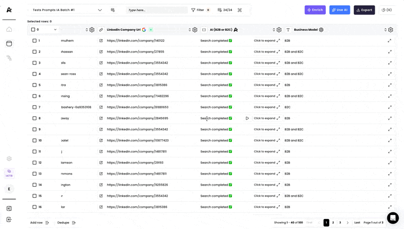 The basics of AI — Airsearch results