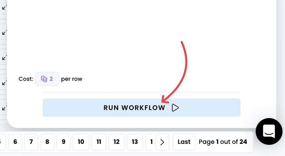 Find LinkedIn profile data from a phone number — 4. Run the workflow