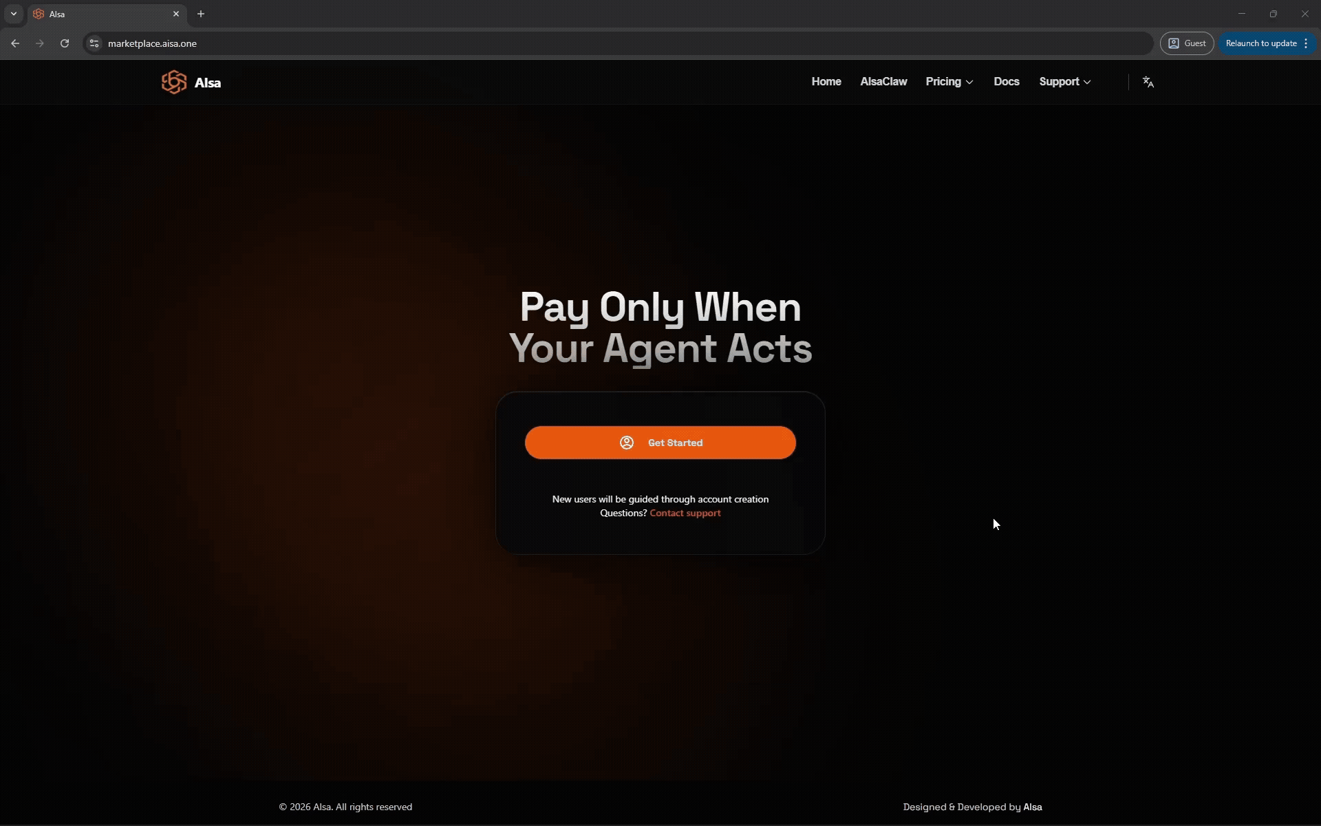 Animated walkthrough of the AIsa registration flow — sign up with email, Google, or GitHub, then land on the dashboard