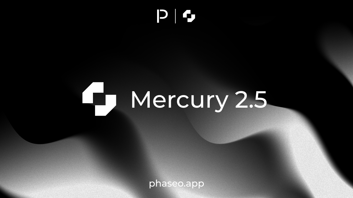 Mercury 2.5 model release artwork