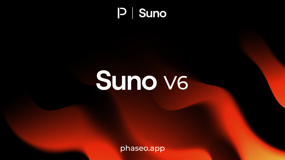 Imagen del lanzamiento del modelo Suno V6