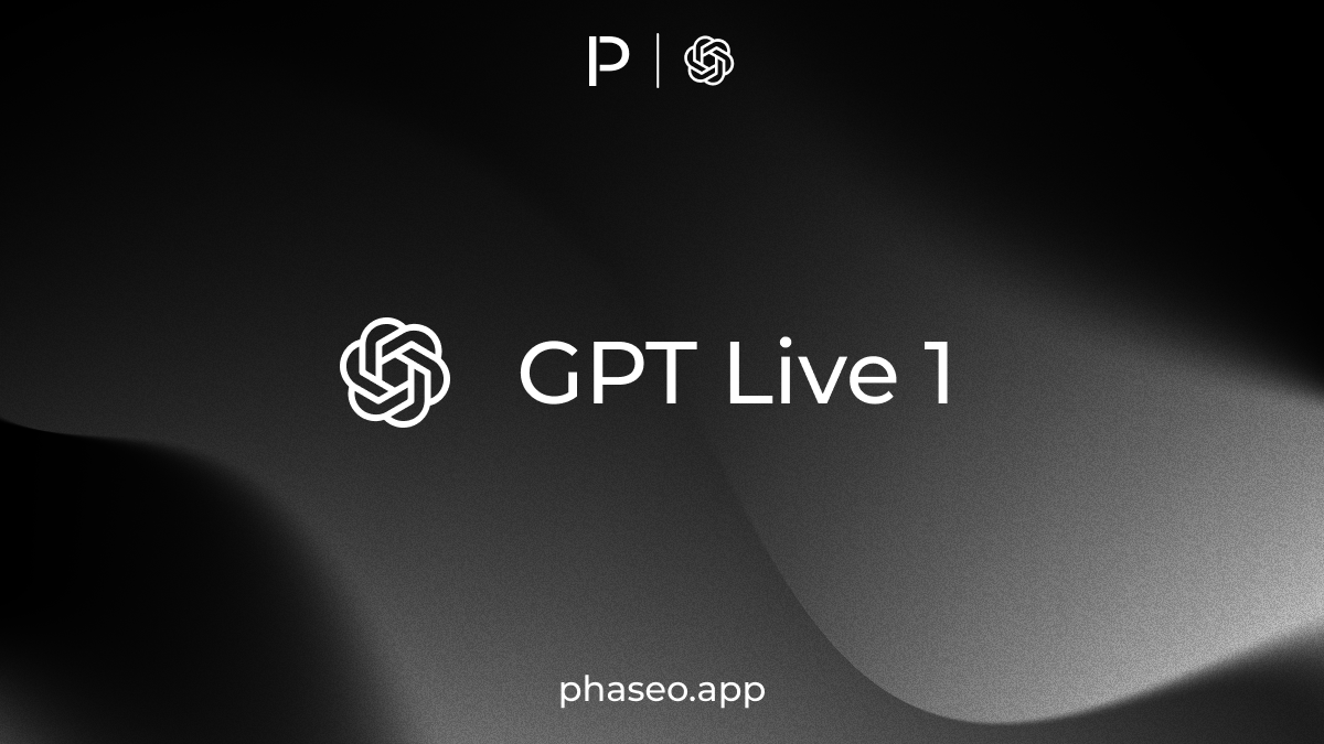 Imagen del lanzamiento del modelo GPT Live 1