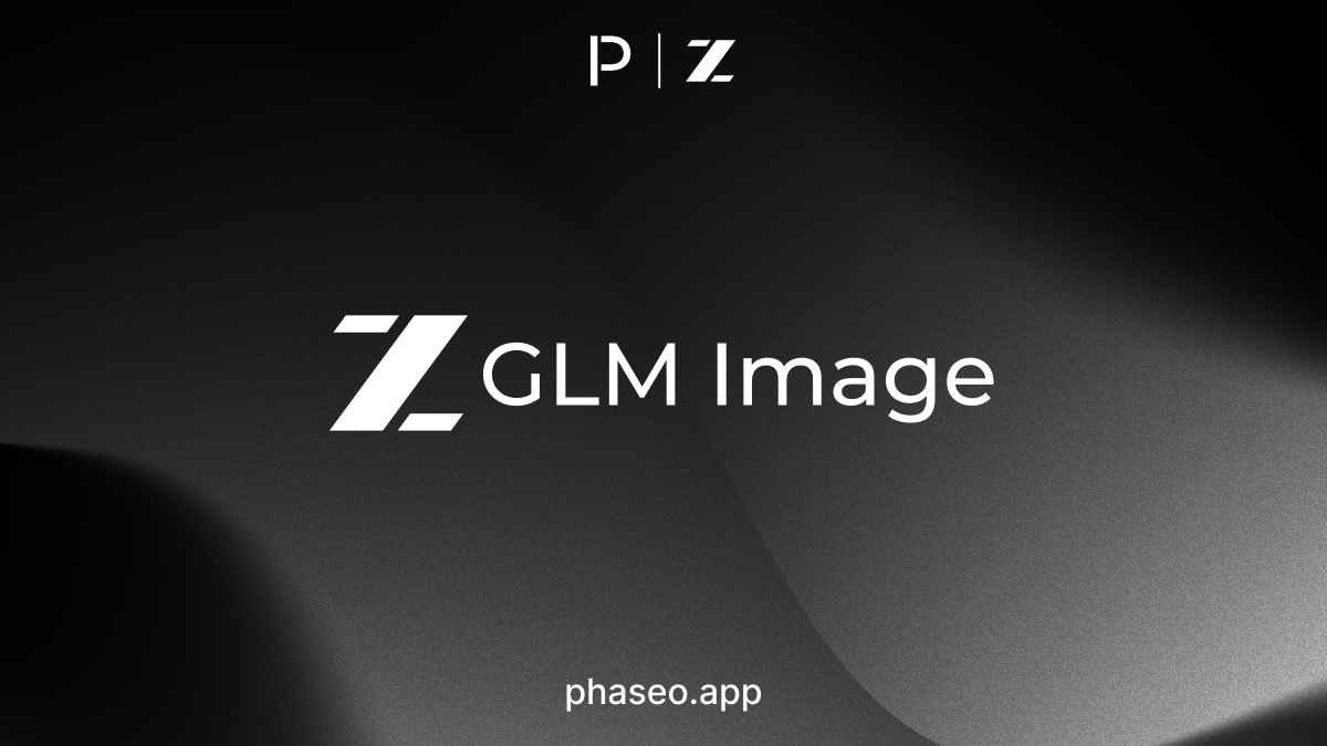 GLM Image model release artwork