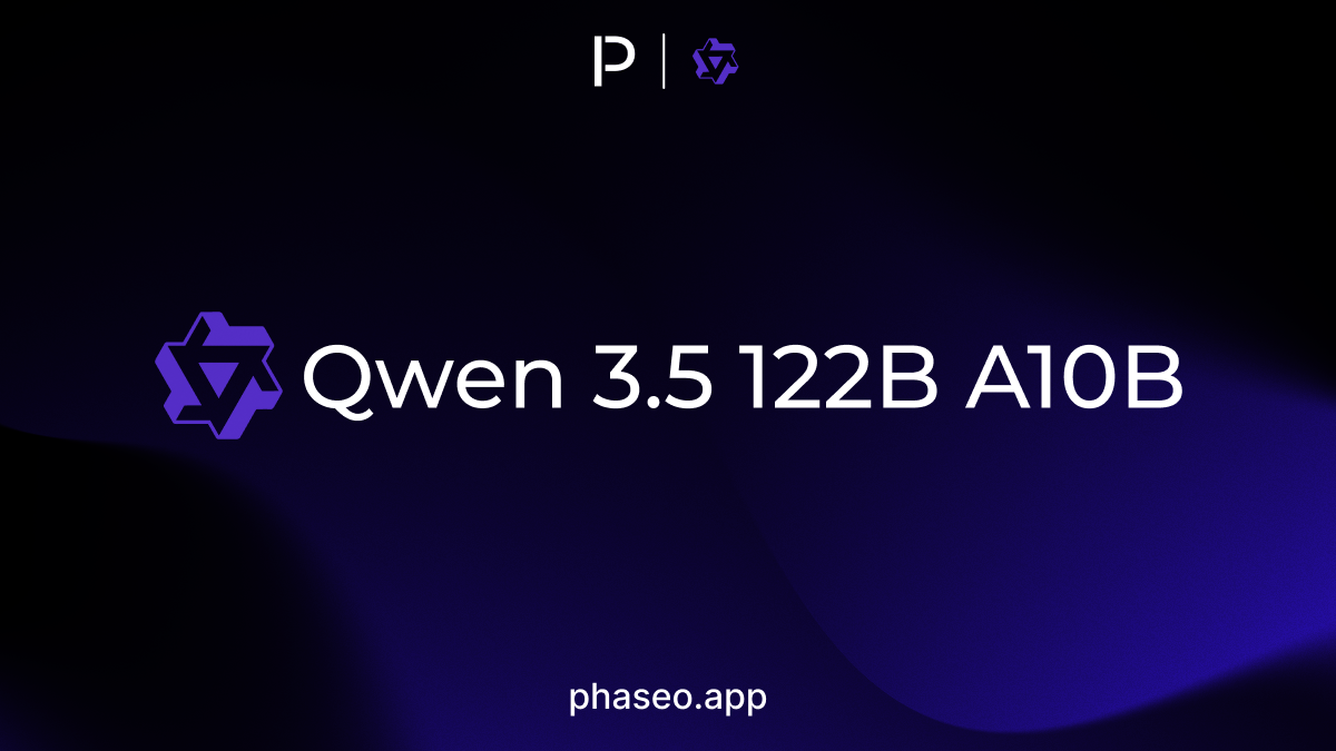 Qwen 3.5 122B A10B model release artwork