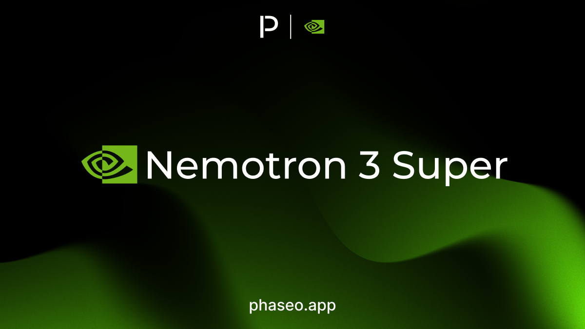 Nemotron 3 Super model release artwork