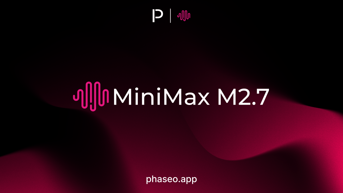 MiniMax M2.7 model release artwork