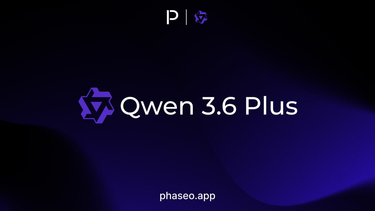 Qwen 3.6 Plus model release artwork